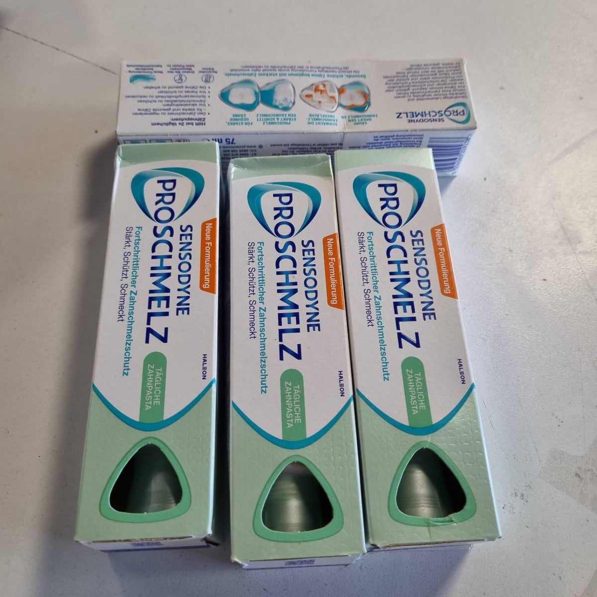 303289 - SENSODYNE Pastë dhëmbësh ProEnamel Daily, 4 x 75 ml, për mbrojtje të avancuar të smaltit