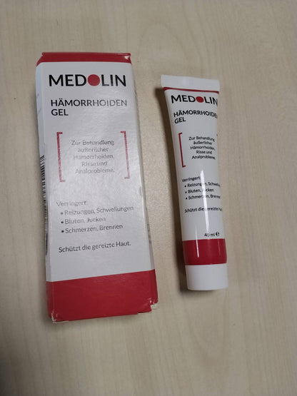 306577 - Medolin® Xhel për hemorroide - Pomadë për hemorroide për venat me variçe rreth anusit - 40 ml