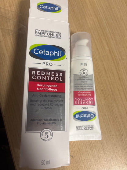 297465 - CETAPHIL PRO Krem nate qetësues RednessControl, 50 ml, për lëkurë të prirur ndaj skuqjes, pa aromë, testuar klinikisht