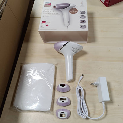 315010 - PHILIPS Lumea IPL Series 8000, Pajisje IPL për heqjen e qimeve, 220-240V, përfshirë makinë prerëse dhe 4 aksesorë për trupin, fytyrën, zonën e bikinive dhe sqetullat (BRI949/00)