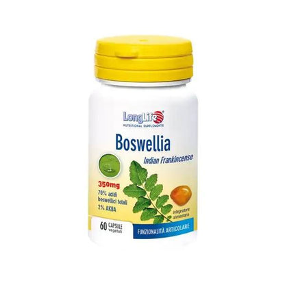 158583 - LongLife Boswellia 350 mg Supplement 60 Capsules – Suplement LongLife me Boswellia 350 mg, 60 kapsula.