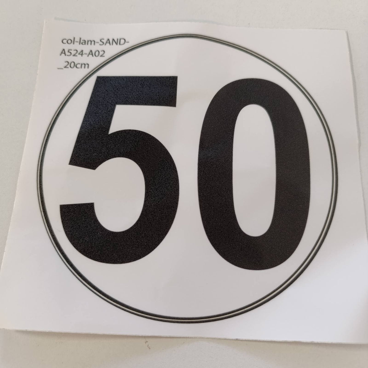 295362 - Ngjitëse për kufizimin e shpejtësisë | 50 km/orë | Diametër: 15 cm
