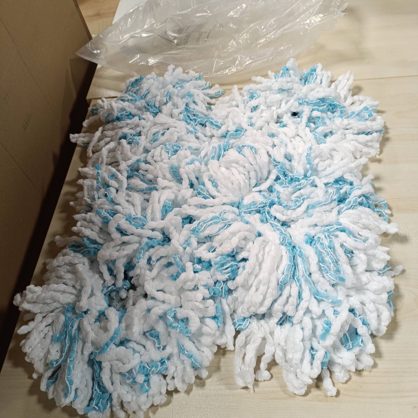 184549 - LEIFHEIT - Set 6 Koka Mopi Zëvendësuese për Mopin me Disk Twist, Sistem Fibre Të Përputhshëm, Për të Gjitha Dyshemet