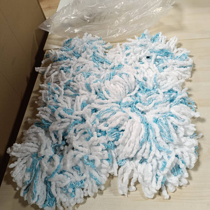184549 - LEIFHEIT - Set 6 Koka Mopi Zëvendësuese për Mopin me Disk Twist, Sistem Fibre Të Përputhshëm, Për të Gjitha Dyshemet