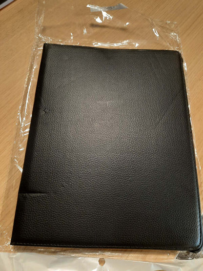 299766 - WORLD BIZ Mbulesë mbrojtëse për iPad Pro 12.9 inç (gjenerata e 6-të / e 5-të / e 4-të 2022 / 2021 / 2020), mbështetëse rrotulluese 360 gradë, Lëkurë Folio, Mbulesë inteligjente, Modaliteti automatik i gjumit/zgjimit, e zezë