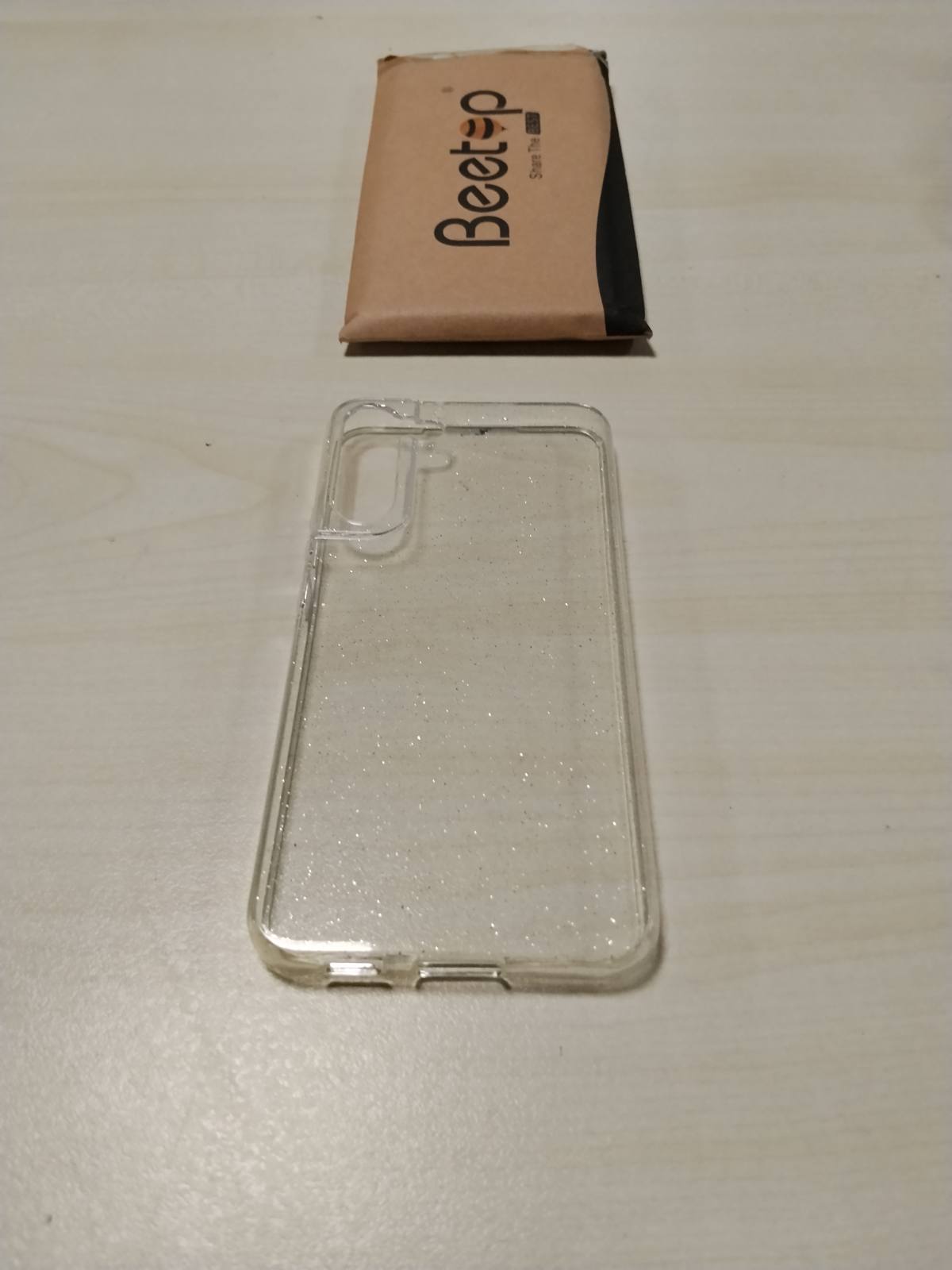 296269 - BEETOP - Mbrojtëse e pajtueshme me Samsung Galaxy S22+ Plus 5G, Mbrojtëse me shkëlqim, silikoni TPU për telefonin Samsung Galaxy S22 Plus 5G - Transparente