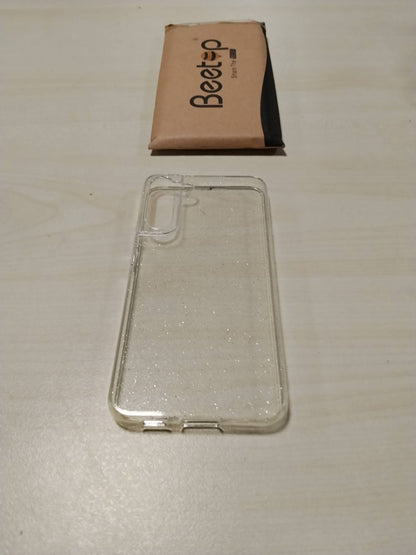 296269 - BEETOP - Mbrojtëse e pajtueshme me Samsung Galaxy S22+ Plus 5G, Mbrojtëse me shkëlqim, silikoni TPU për telefonin Samsung Galaxy S22 Plus 5G - Transparente