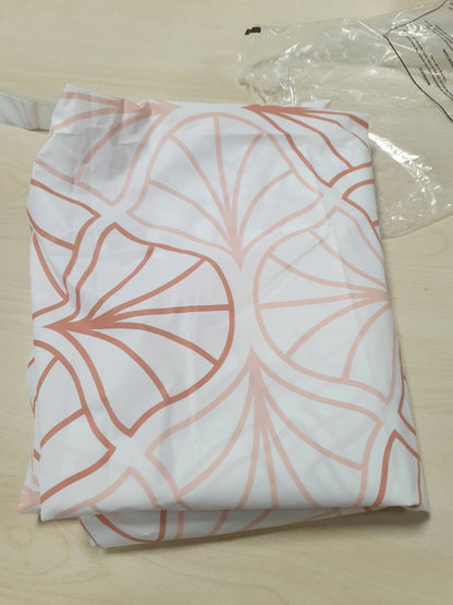 184587 - KLEINE WOLKE - Perde dushi Bloom, Madhësia 180x200cm, Materiali Perlë