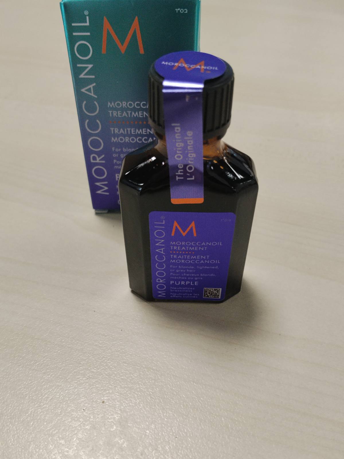 303503 - MOROCCANOIL Vaj për trajtimin e flokëve Purple për flokë bjonde, 25 ml
