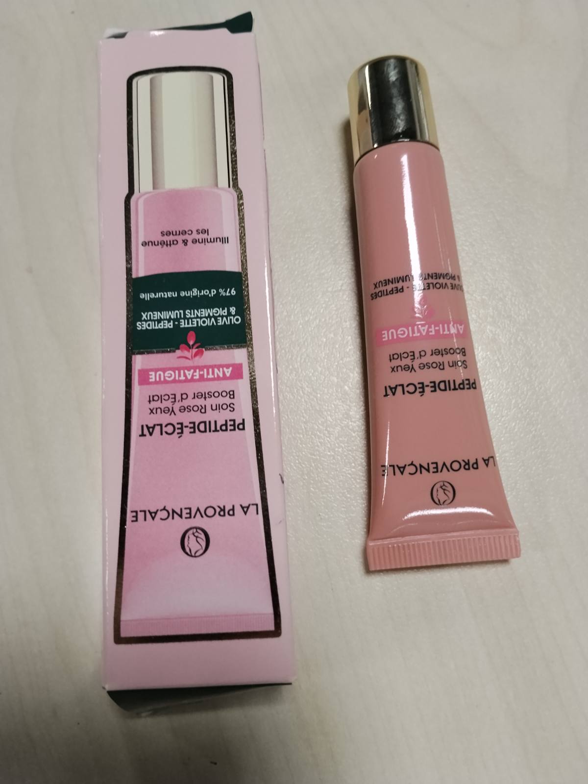 306589 - LA PROVENCÀLE Peptide-Éclat Kujdesi për sytë me trëndafil, 15 ml