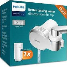 231395 -  PHILIPS Filtër Uji Ontap AWP3756P1/10 ULTRAFILTRIM me Ekran Dixhital, Kapacitet Filtrimi 1.200L, Zvogëlon Klorin, Plumbin, Mikroplastikat dhe Bakteret