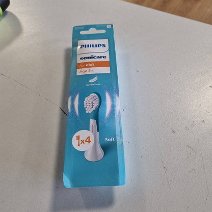 300782 - PHILIPS Sonicare për Fëmijë HX6034/90 - Koka Furçash Zëvendësuese Origjinale, Pako me 4, për fëmijë 3 vjeç e sipër