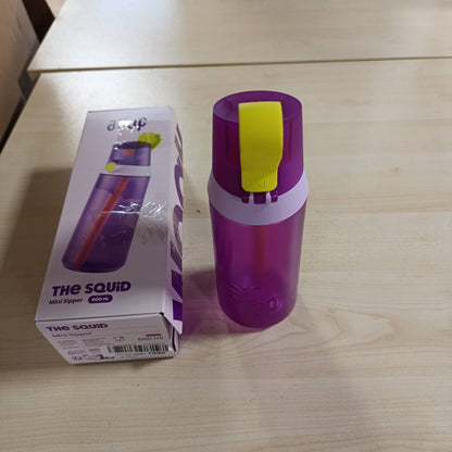 195938 - AIR UP - Shishe Uji Click Squid Purple, Pako Fillestare me 5 Kapsula Shijesh, Kapaciteti 600ml, Pa BPA, e Sigurt për Lavatriçe