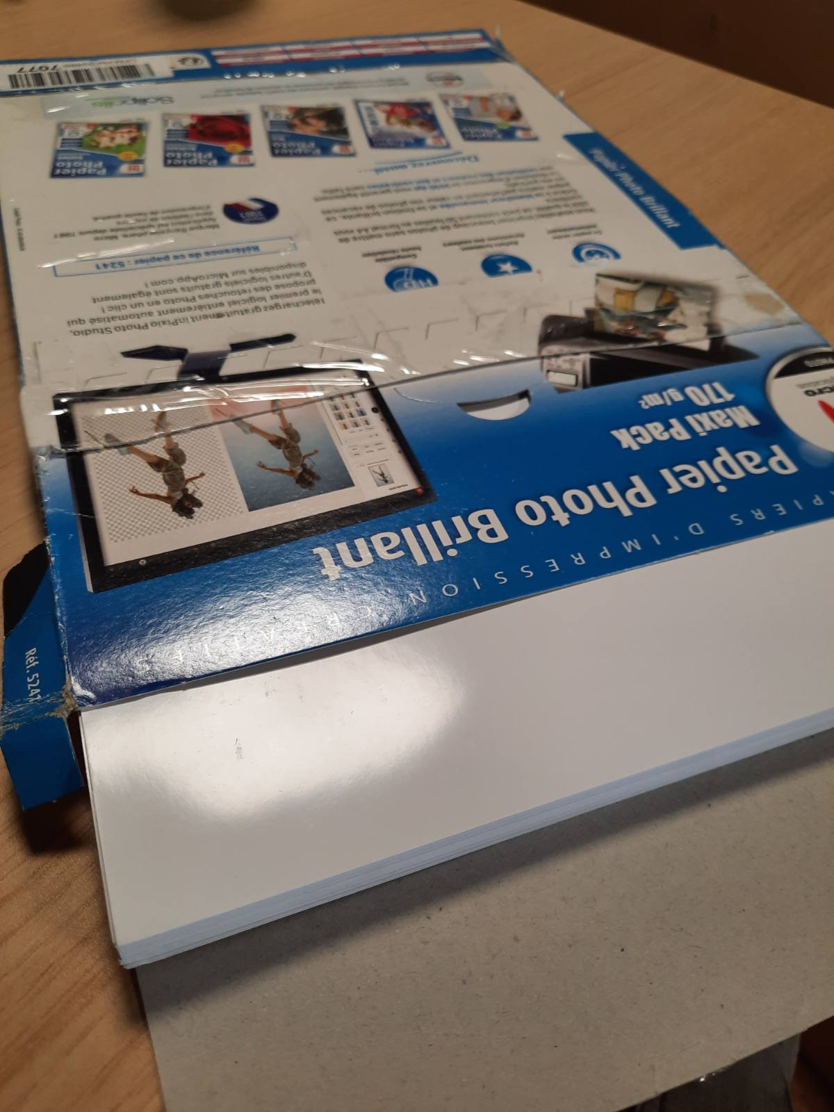 310384 - Mikro Aplikim - Letër Fotografike me Shkëlqim, Pako Maxi 50 Fletë A4, 170 g/m², Tharje e Shpejtë, Printime 9600 dpi