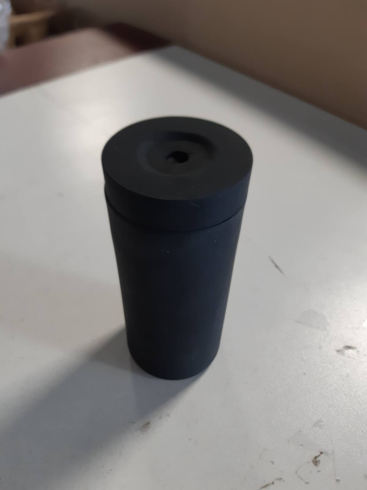 185183 - WENKO Dispenser Sapuni për Enët Easy Squeez-e, Material Silikoni, Kapacitet 250ml, Dimensionet Ø 6 x 14cm, Ngjyra E Zi