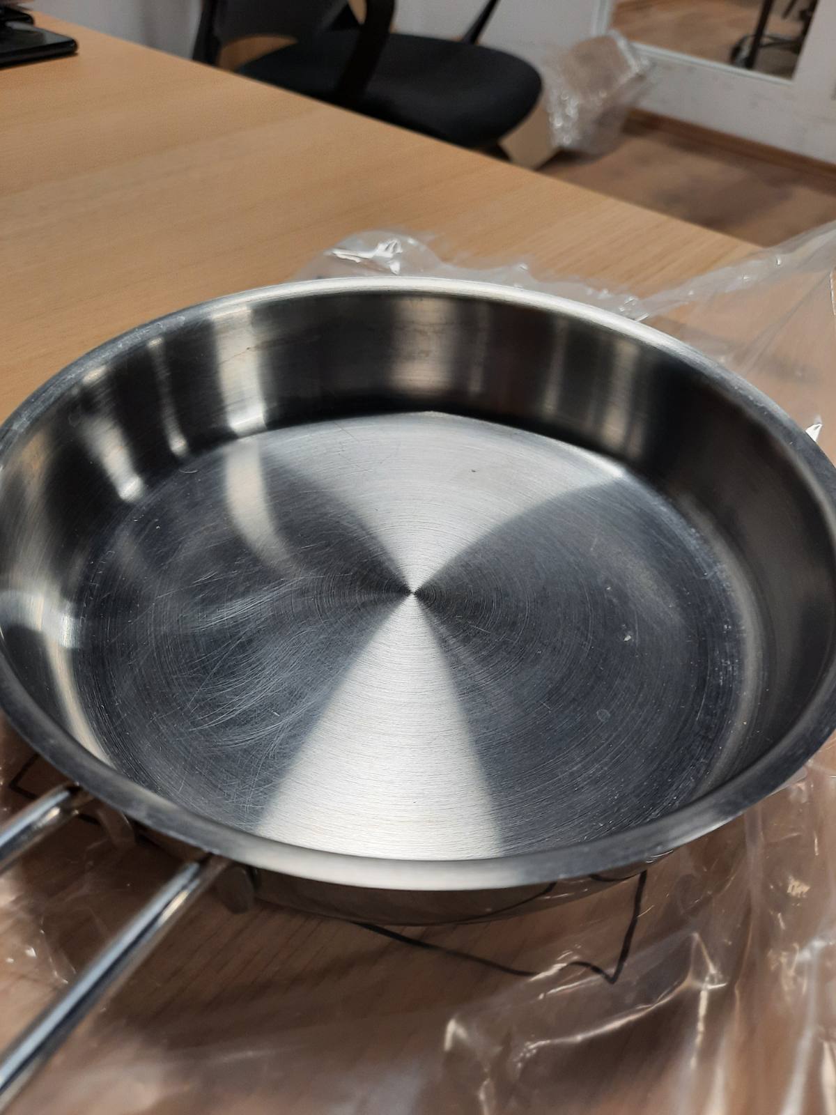 213888 - FISSLER Tigan për meze / çelik inox (Ø 16cm - 0.5 litra) Mini tigan pa shtresë, ideal për ushqime të vogla - Induksion