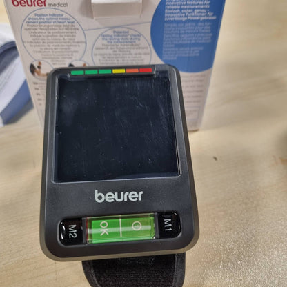 297927 - BEURER Monitor i tensionit të gjakut për kyçin e dorës BC 87, ekran XL, lidhje aplikacioni, i validuar klinikisht, tregues rreziku me ngjyra, zbulim aritmie