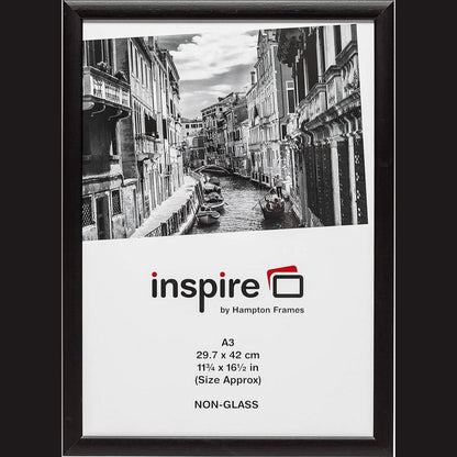 205858 - HAMPTON FRAMES Kornizë fotografish Blackwood PAW3042BBLKX e bërë nga dru pishe e zezë, A3 (30 x 42 cm)