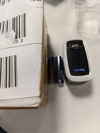 306301 - BEURER Oksimetër Pulsi PO 30, mat ngopjen e oksigjenit (SpO₂) dhe rrahjet e zemrës, 6.1 x 3.6 x 3.2 cm, i bardhë