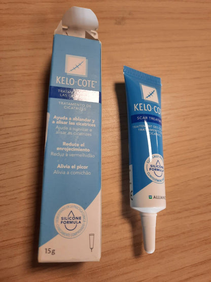 306077 - KELO-COTE – Tub 15g, Xhel për trajtimin e plagëve, formulë silikoni, rezistent ndaj ujit, transparent, i provuar klinikisht