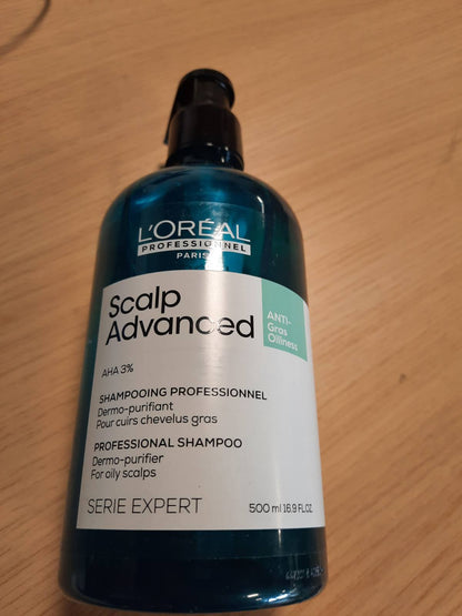 306110 - L'OREAL PROFESSIONNEL Shampo kundër yndyrës, 500 ml - Trajtim dermo-pastrues për flokët me yndyrë