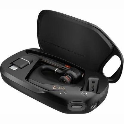 158476 - HP Poly Voyager Legend 50-M Headset UC – Kufje mono pa tela me Bluetooth, me rreze veprimi deri në 30 m, rezistencë 16 Ohm, frekuencë 100 Hz–20 kHz, dizajn në vesh dhe pas veshit, me mikrofon të integruar.