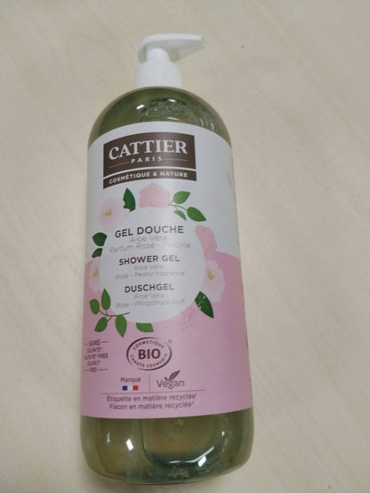 298674 - CATTIER Xhel Dushi 1L - Pa Sulfate - Aromë Trëndafili dhe Bozhure