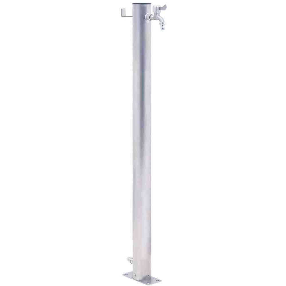 183410 - vidaXL Kolonë Uji për Kopsht, e Rrumbullakët, 80 cm, Çelik Inoks