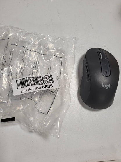 299340 - LOGITECH Maus pa tel Bluetooth Signature M650 M, për duar të vogla dhe të mesme, jetëgjatësi baterie 2-vjeçare, butona të qetë, kompatibilitet me shumë pajisje, ngjyrë gri