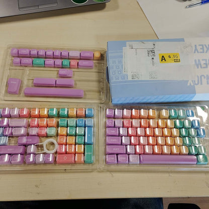 299809 - Tsungup Set tastierash me 126 pjesë, të personalizuara dhe të buta PBT, i pajtueshëm me çelësat Cherry Gateron MX për tastiera mekanike ANSI për lojëra.