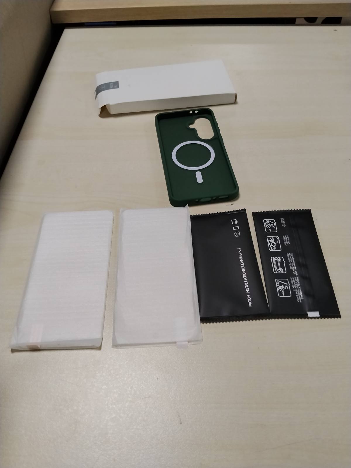 295328 - MBULESE OPKIEGRN për Samsung Galaxy A56 5G, Pajtuese me MagSafe, Mbrojtje Ushtarake, Jeshile e Errët