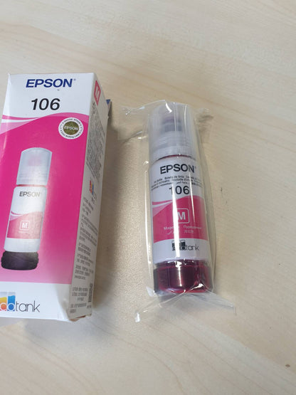 296181 - EPSON 106 EcoTank Magenta, Shishe Origjinale Boje, ET-7700 ET-7750