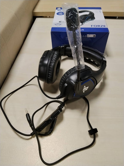 295784 - TRUST GXT 488 FORZE KUFJE PËR LOJËRA, PS4/PS5, Mikrofon i Hapshëm, Shirit Koke të Rregullueshëm, 3.5 mm, Kufje me Tel, të Zeza