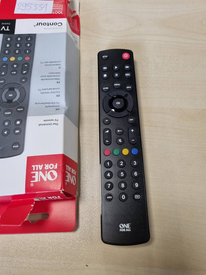 295331 - CONTOUR Telekomandë universale TV URC1210, kontroll për TV/Smart TV, e zezë