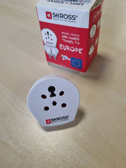 295360 - SKROSS | 1.500217-E | Indi Izrael Danimarkë në Evropë | Tensioni: 100V - 250V | Fuqia: 1600W - 4000W | Mbrojtje nga Goditjet Elektrike