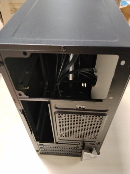 295164 - MARS GAMING MC-S1, Kuti PC Micro-ATX Ultra-Compact, Ndriçim i Përparmë ARGB 12-Modalitetesh, Ventilatorë FRGB, Kuti Lojërash me Dritare të Plotë Anësore, Mbështet Ftohës me Lëng deri në 120 mm, E Zezë
