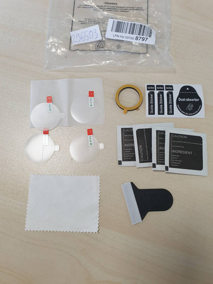296503 - RNIIDAAZ Mbrojtës Ekrani për Garmin Vivoactive 5, 4 copë, xham i paterizuar, TPU, mbulim i plotë, kundër gërvishtjeve