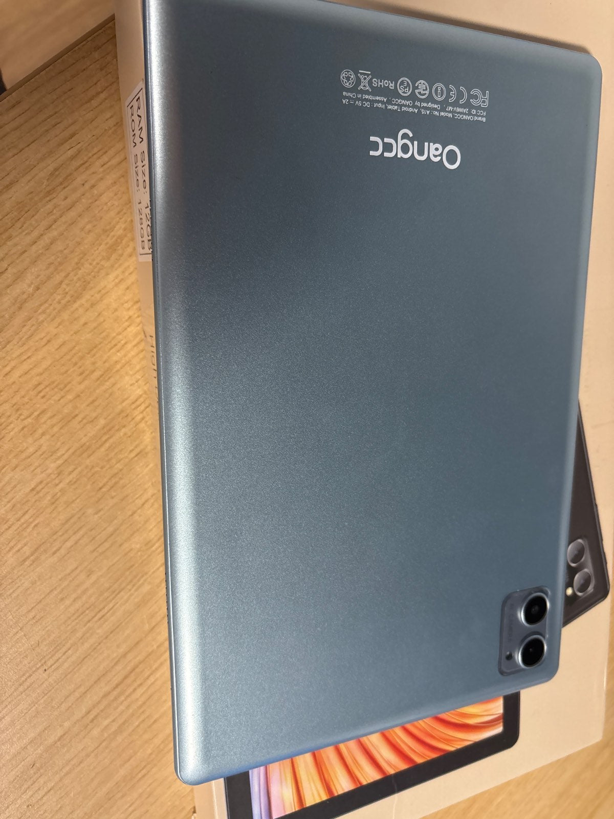 295816 - OANGCC - Tableti Android 13 10 Zoll - 12(6+6) GB RAM + 128GB (TF 512GB/1TB) - 5G + 2.4G WiFi, BT 5.0, Octa-Core 2.0GHz, 6000mAh, 5MP+8MP - Ngjyra: Blu