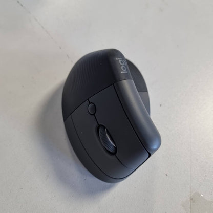 299319 - LOGITECH Maus Lift Vertikal Ergonomik, Pa Tel, Marrës Bluetooth ose Logi Bolt USB, Klikime të Qeta, 4 Butona, I pajtueshëm me Windows/macOS/iPadOS, Laptop, PC - Gri