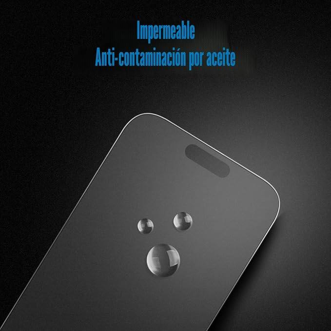 295089 - Mothca Paketë me 2 mbrojtëse ekrani prej xhami mat për iPhone 15  [6.1 inç] + 2 mbrojtëse për lentet e kamerës, kundër reflektimit dhe gjurmëve të gishtërinjve, xham i temperuar pa flluska.