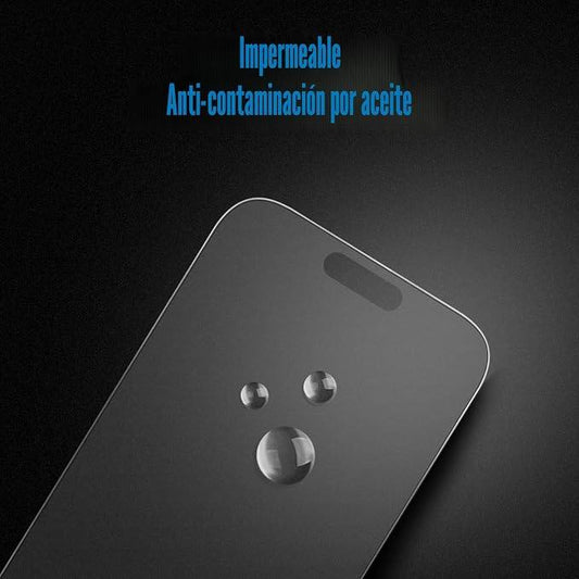 295089 - Mothca Paketë me 2 mbrojtëse ekrani prej xhami mat për iPhone 15  [6.1 inç] + 2 mbrojtëse për lentet e kamerës, kundër reflektimit dhe gjurmëve të gishtërinjve, xham i temperuar pa flluska.