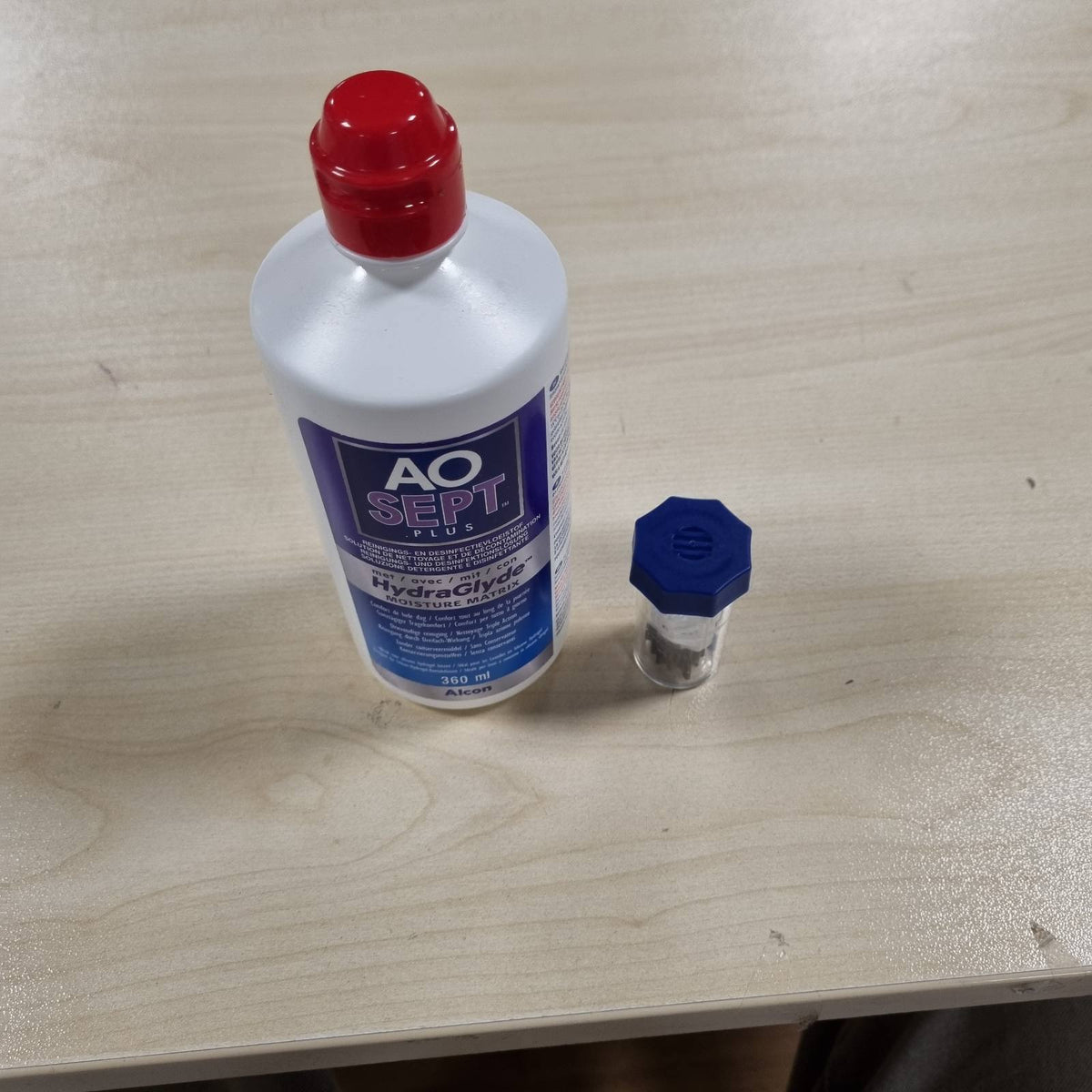 302083 - AOSEPT Tretësirë për lente kontakti Plus me Hydraglyde - Shishe e vetme - 360 ml