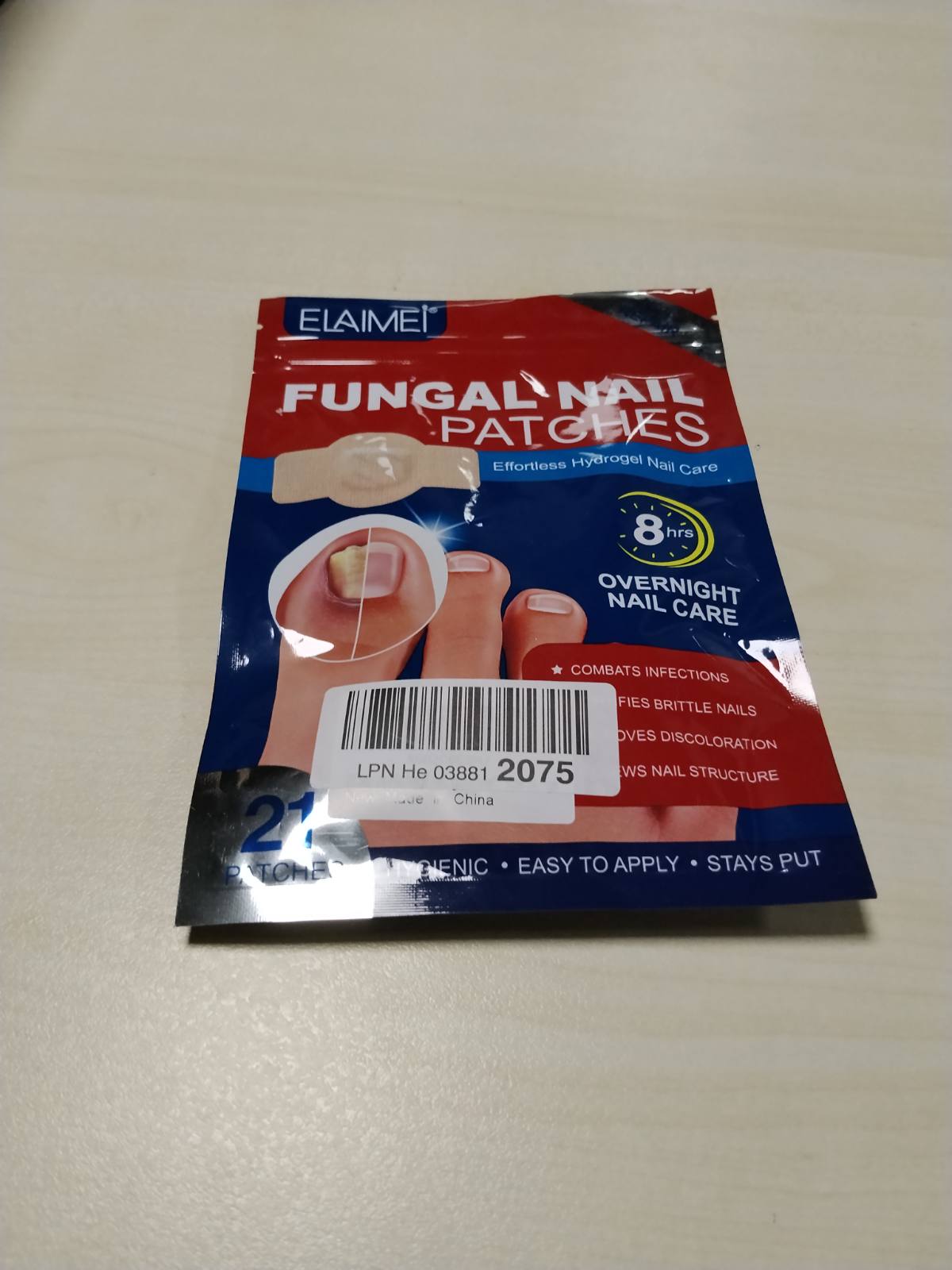 301287 - 21 COPË FASHA KUNDËR KËRPUDHAVE TË THONJVE, MATERIALE ELASTIKE, PËR THONJTË E KËMBËVE