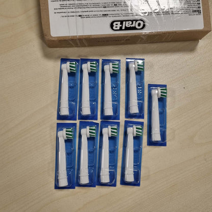 300505 - ORAL-B Koka Furçash Zëvendësuese PRO CrossAction, Të Bardha, 10 Copë