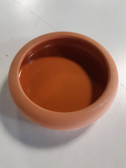 186890 - TRIXIE Tas Qeramik për Kafshë Shtëpiake me Formë të Rrumbullakët, Kapacitet 250 ml, Materiali Terrakote