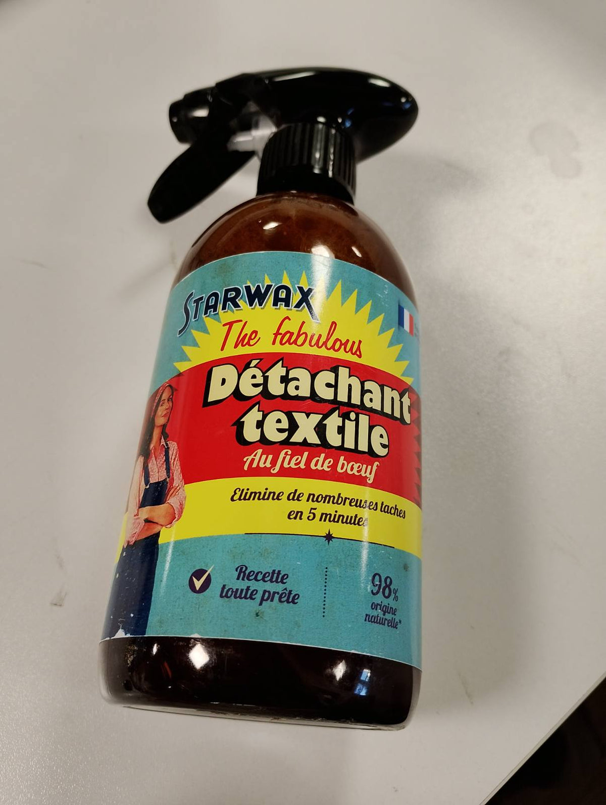 301347 - STARWAX - SPREJ PËR HEQJEN E NJOLLAVE TË TEKSTILIT OX GALL, 500 ML, 98% ORIGJINË NATYRALE