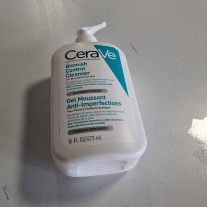 298537 - CERAVE Xhel shkumëzues kundër njollave - 473 ml - Acid salicilik, argjilë e bardhë, qeramide, niacinamidë - Lëkurë e prirur ndaj akneve