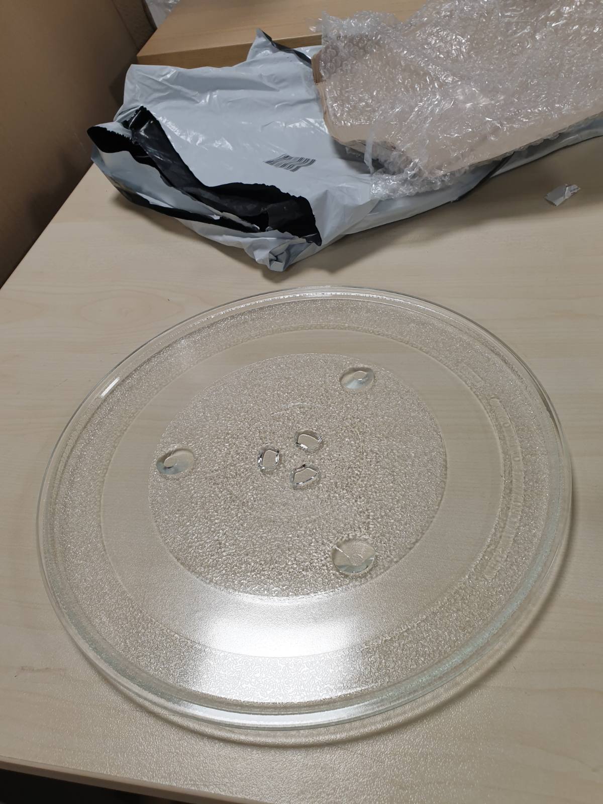 162883 - SAMSUNG Pjatë Qelqi për Furrë me Mikrovalë, Diametri 28.8 cm, E Pajtueshme me Samsung