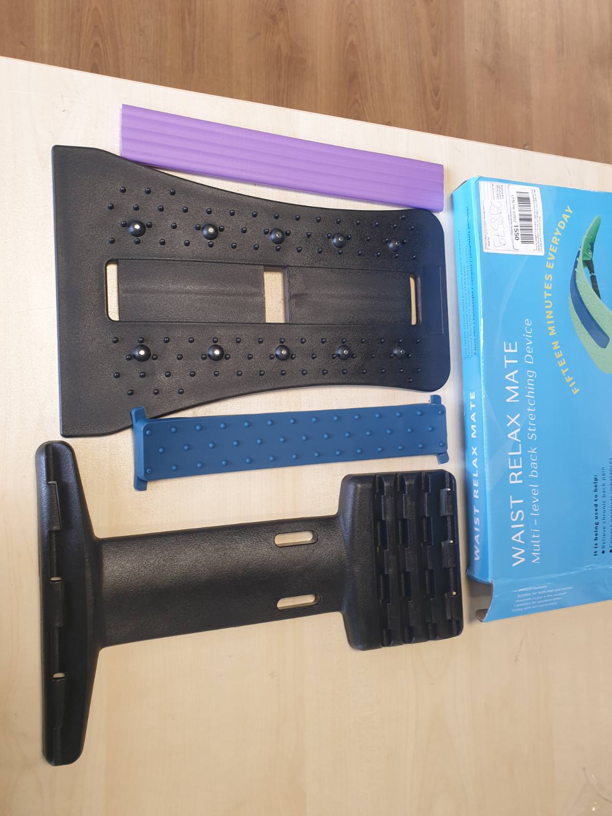 298579 - DYROE Masazhues Shpine, Pajisje Fitnesi me 4 Nivele të Rregullueshme dhe 10 Pozicione Magnetike