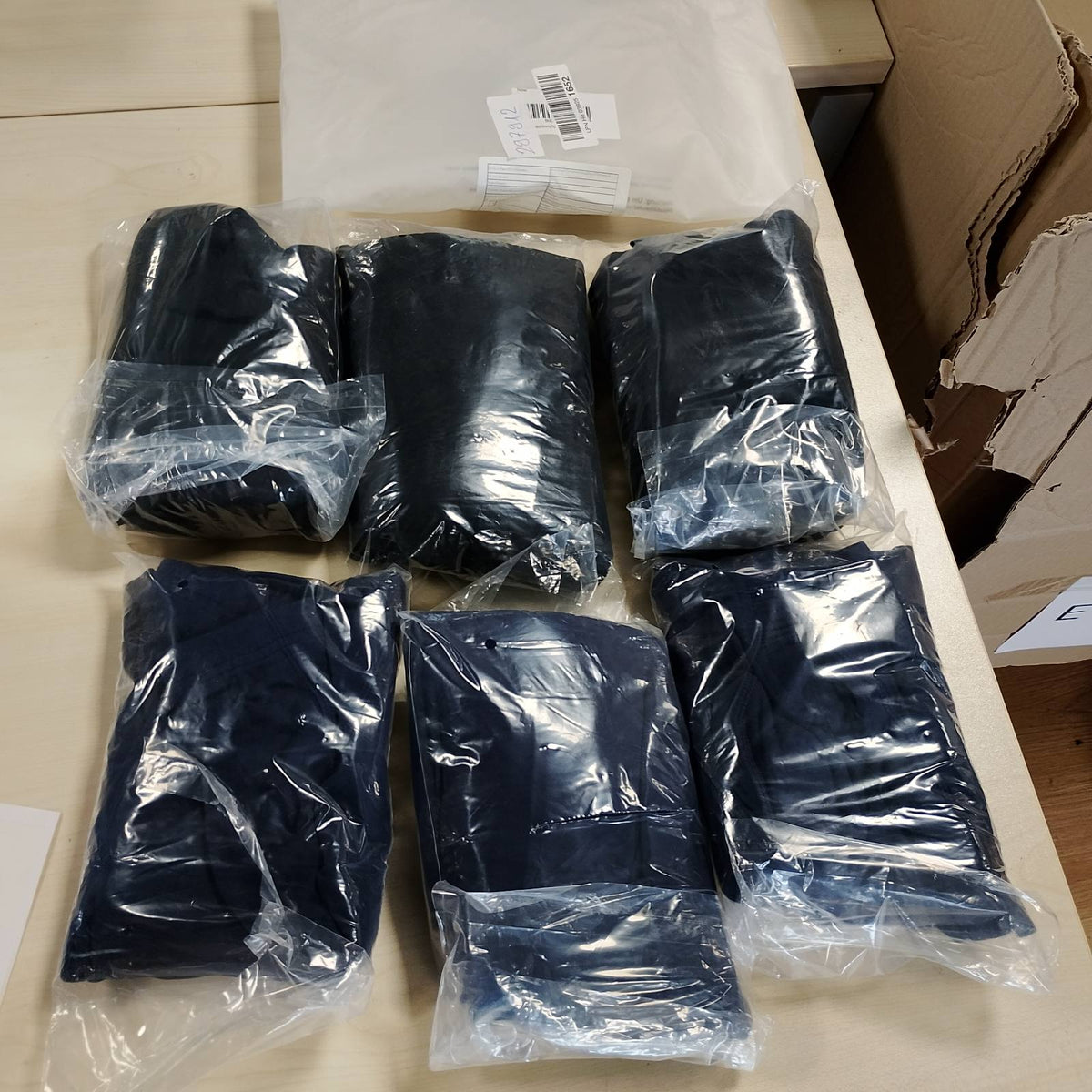 297912 - Pako me 6 boksera për inkontinencë, mbathje për meshkuj, kapacitet 300 ml, pambuk i larë dhe i ripërdorshëm, i zi dhe blu, madhësia 3XL